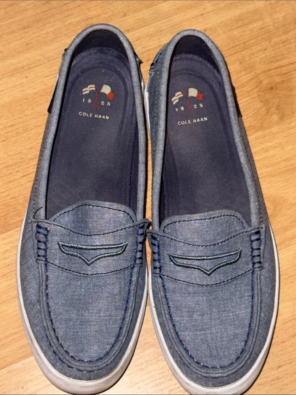 Women’s Casual Blue Slip-On Loafers